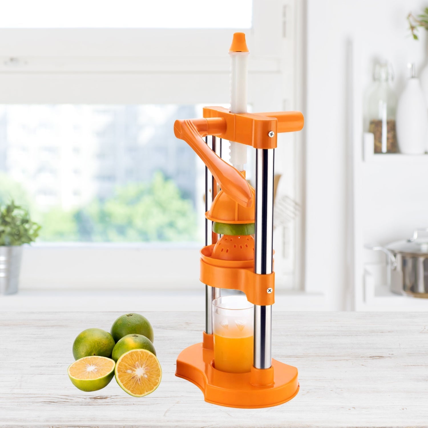 Orange juice hand press best sale