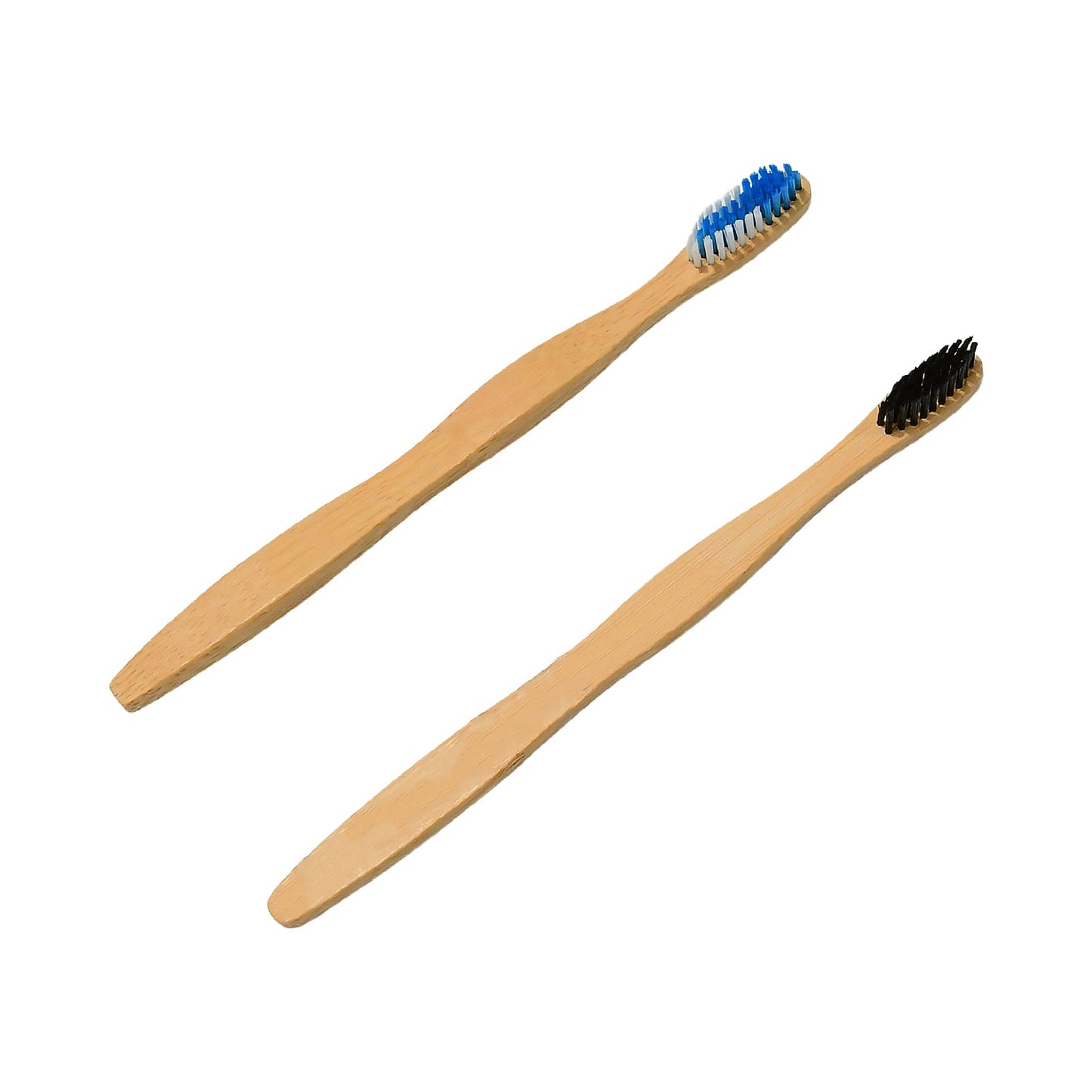 Bamboo Wooden Toothbrush Soft Toothbrush Wooden Child Bamboo Toothbrush Biodegradable Manual Toothbrush for Adult, Kids (15 pcs set / With Round Box)