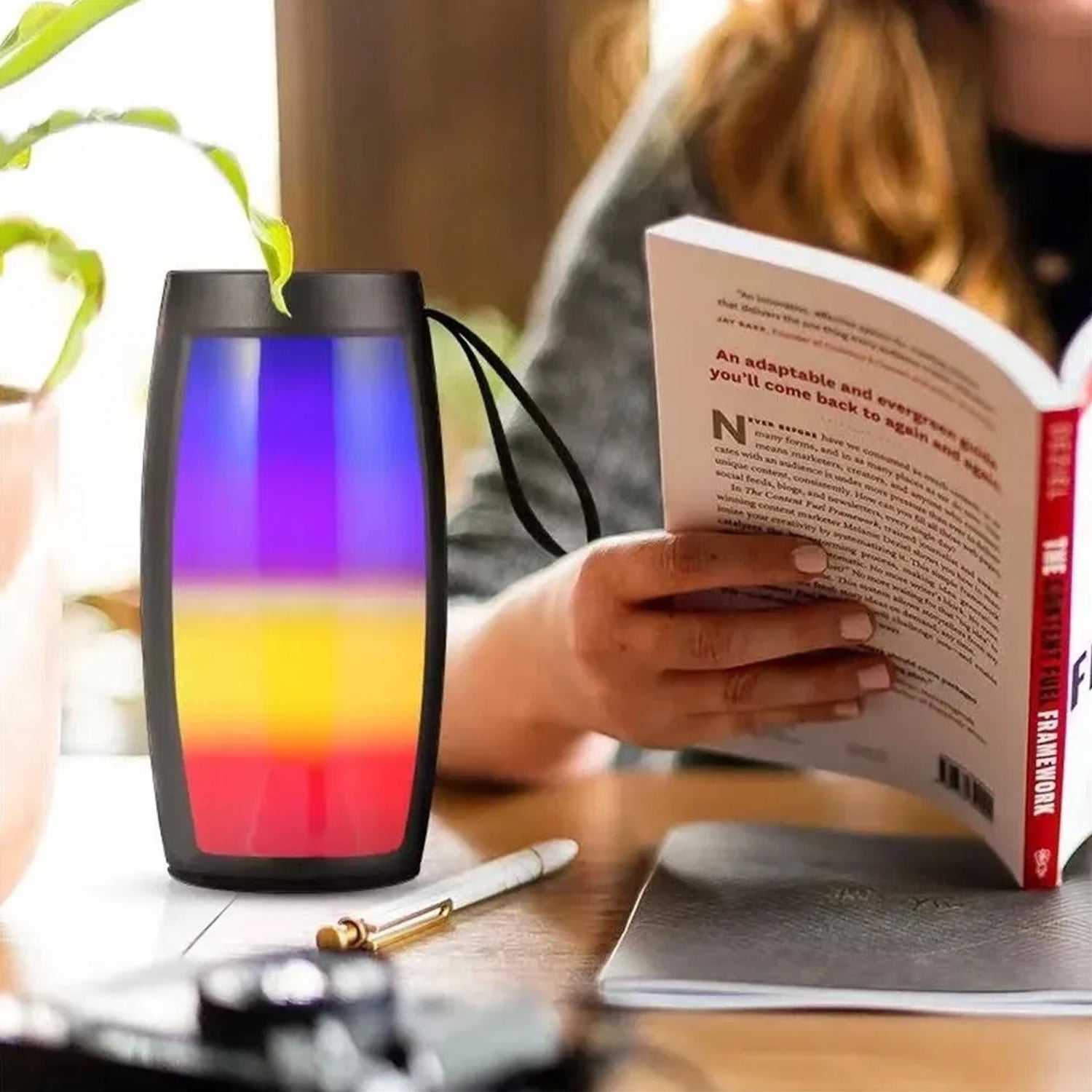 6063 Wireless Bluetooth Speaker Disco light Speaker For Traveling , Party , Home & Office Use Best Speaker