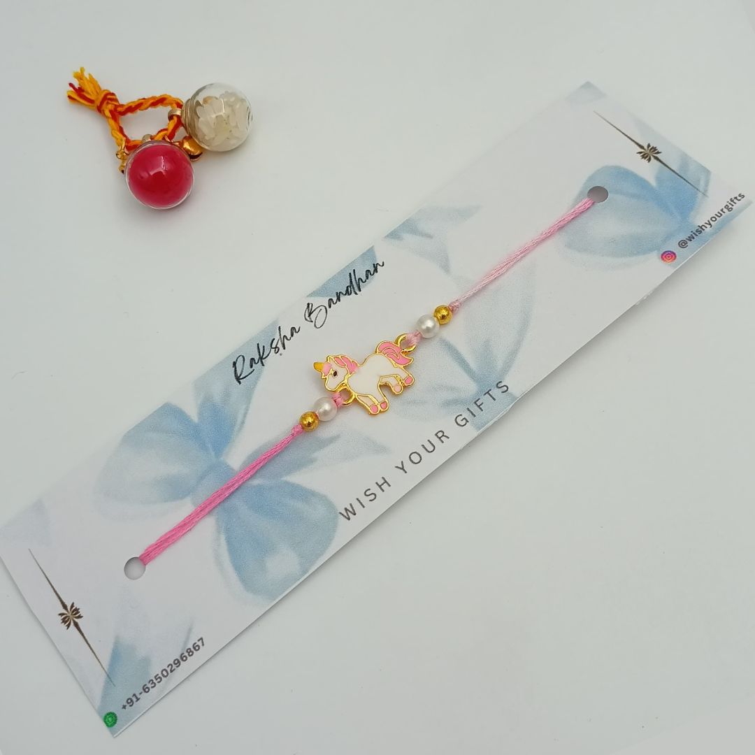 Pink Unicorn Rakhi