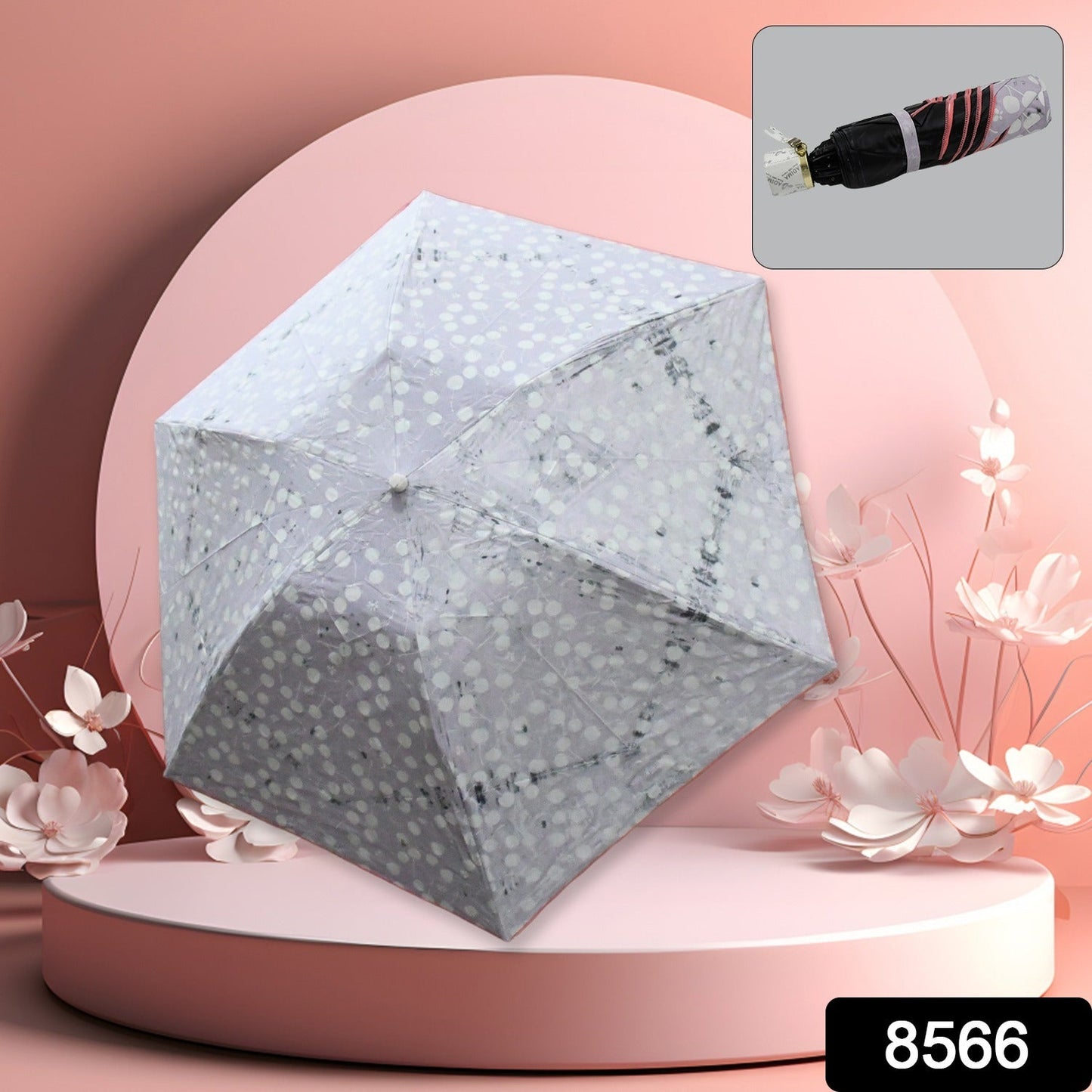 2 Fold Sun Protective Solid Foldable Outdoor Umbrella, Portable Sun, UV Protection Lightweight Rain Umbrella With Umbrella Case For Girls, Women, Men, Boys