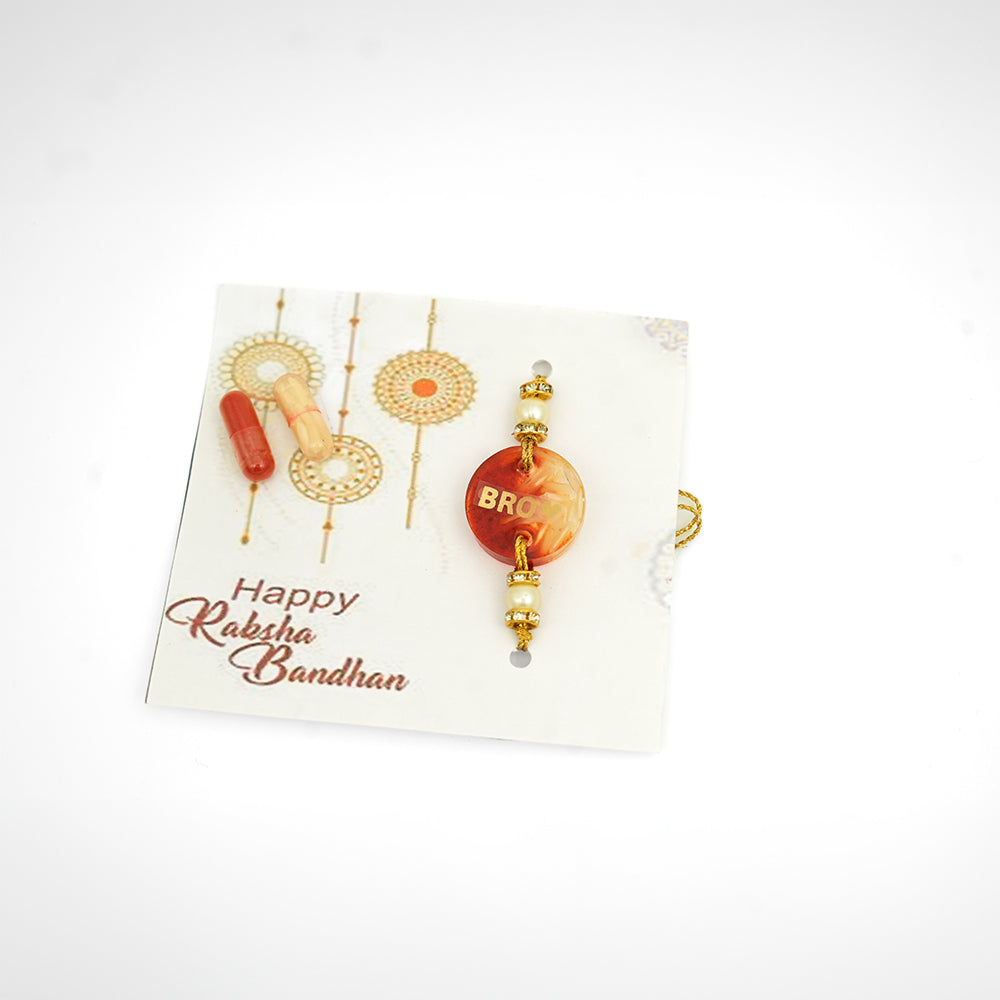 "Bro" Resin Rakhi