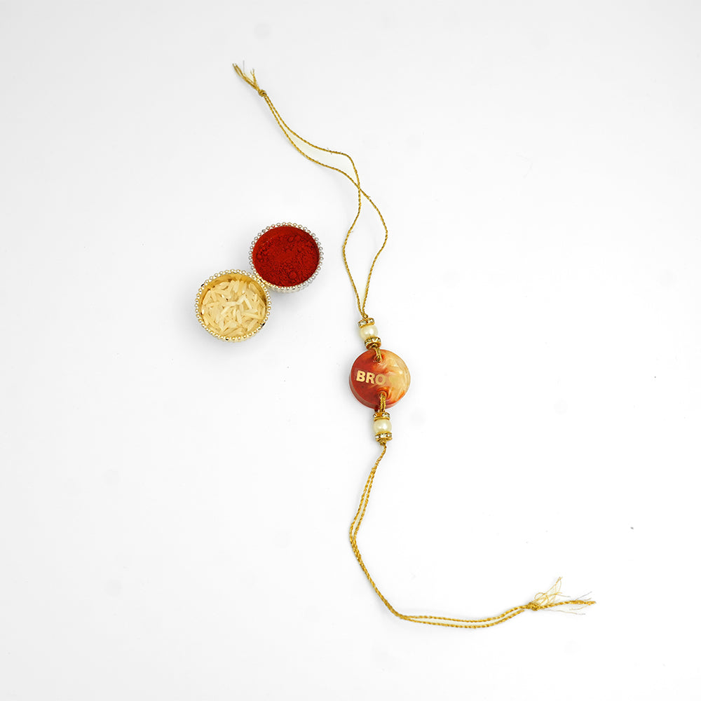 "Bro" Resin Rakhi