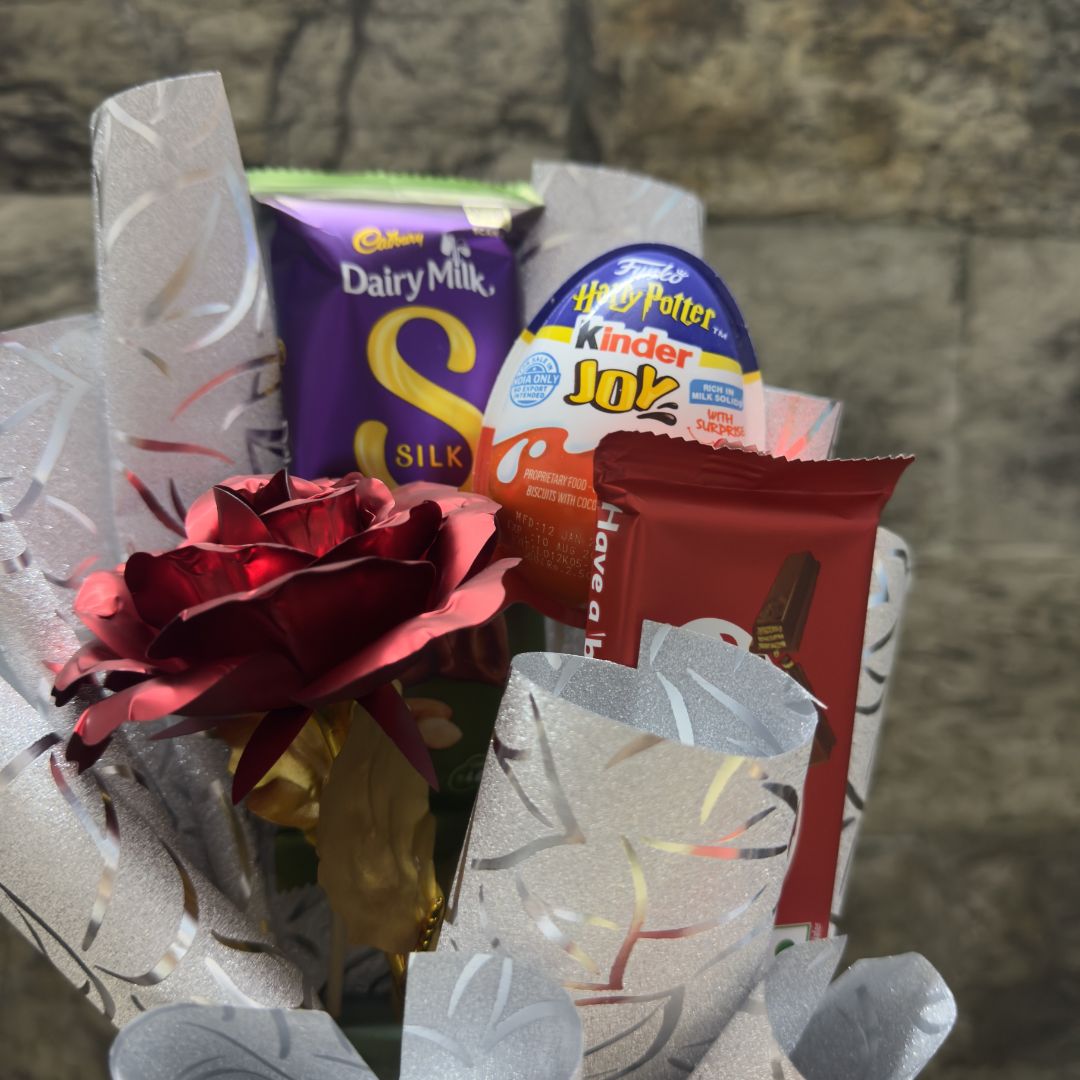 Chocolate Delight Bouquet with Harry Potter Kinder Joy