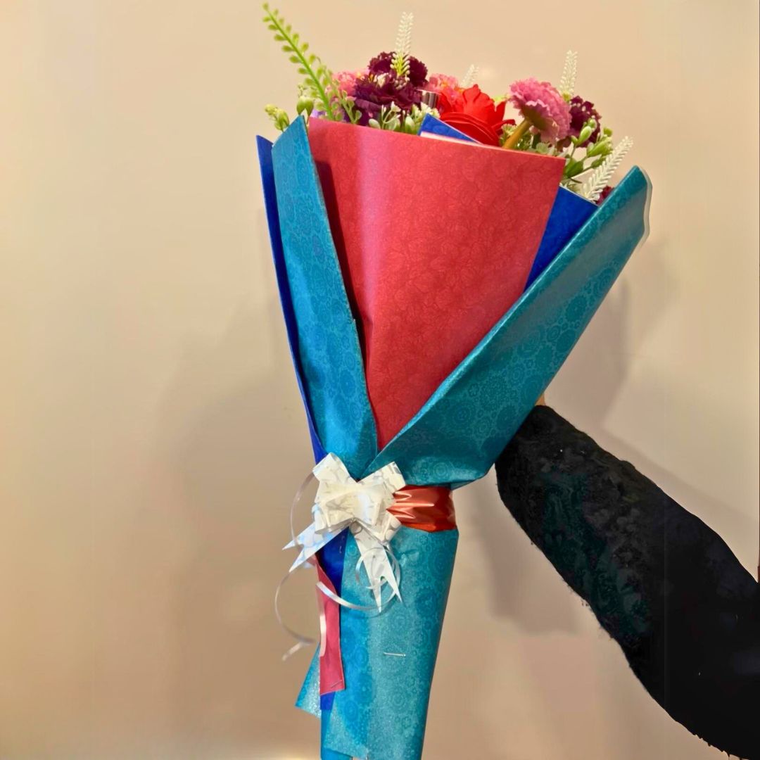 Colorful Flowers Makeup Bouquet