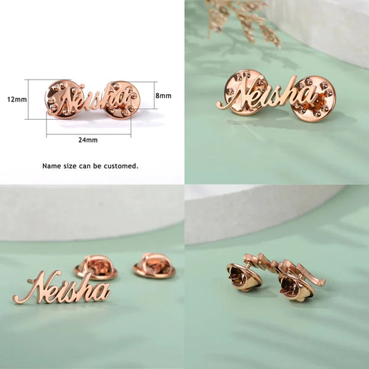 Custom Name Brooch