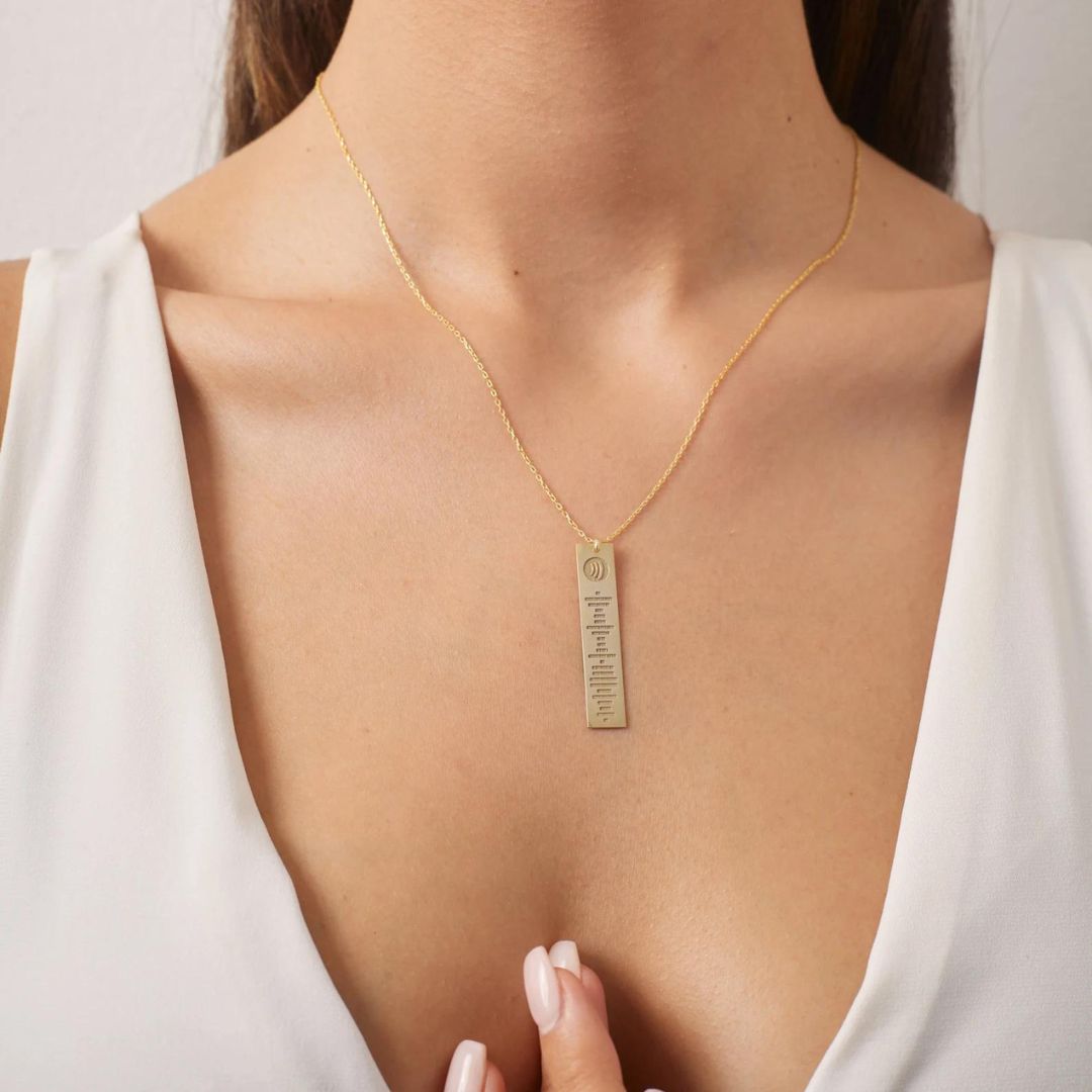 Custom Spotify Music Code Necklace