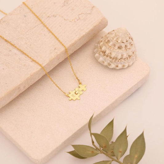 Custom Tiny Puzzle Necklace