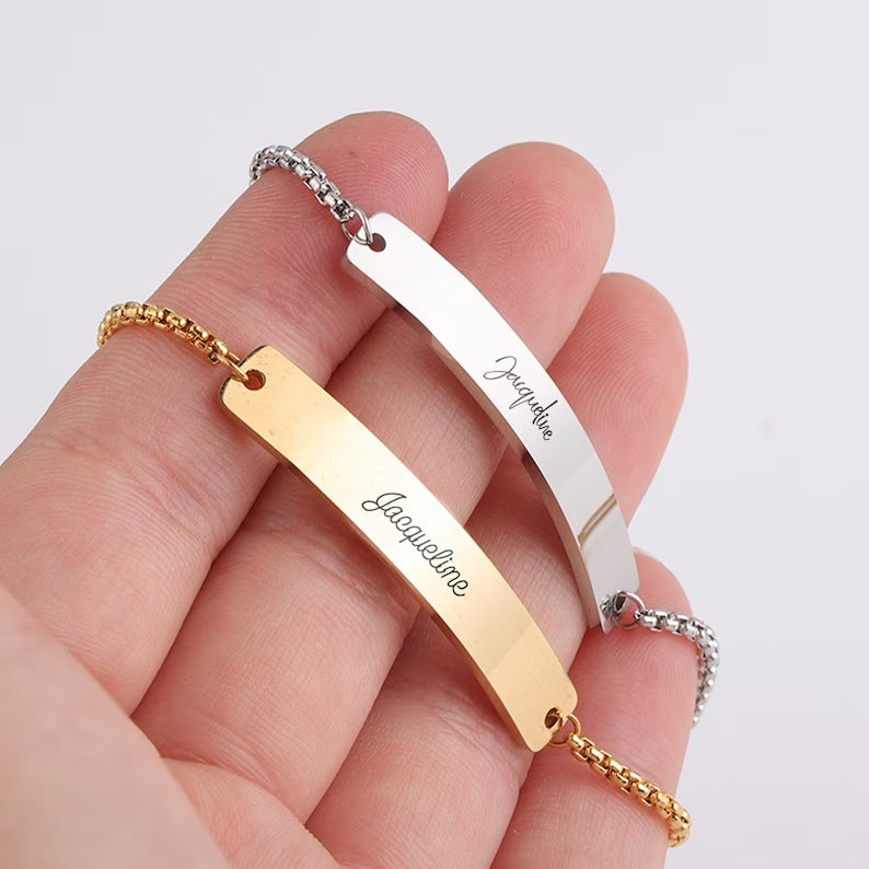 Customized Couple Name Bracelet Set of