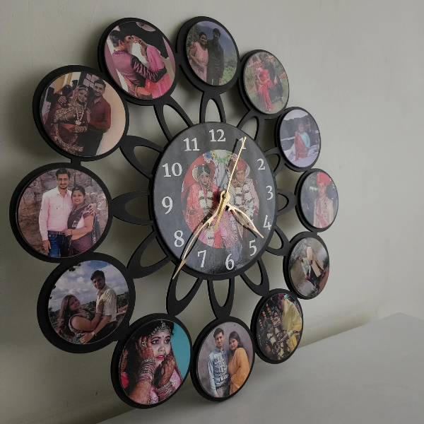 Customized Wall Clock With 13 photos