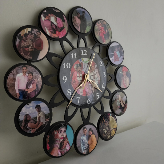 Customized Wall Clock With 13 photos