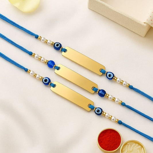 Customized Evil Eye Rakhi (Pack of 3)