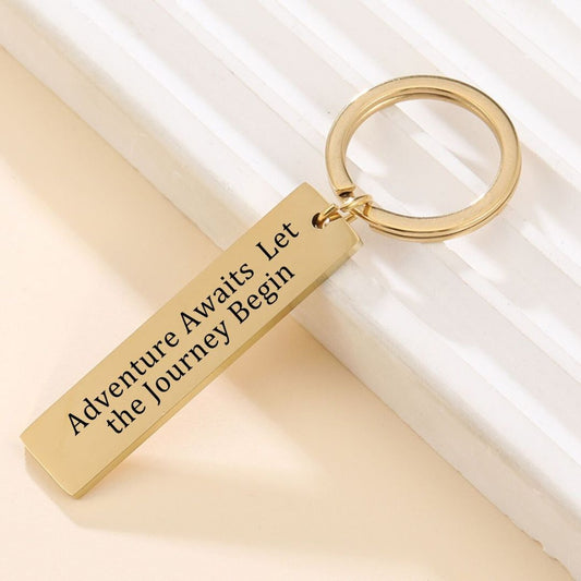 Customized Name or Message Engraved Keychain