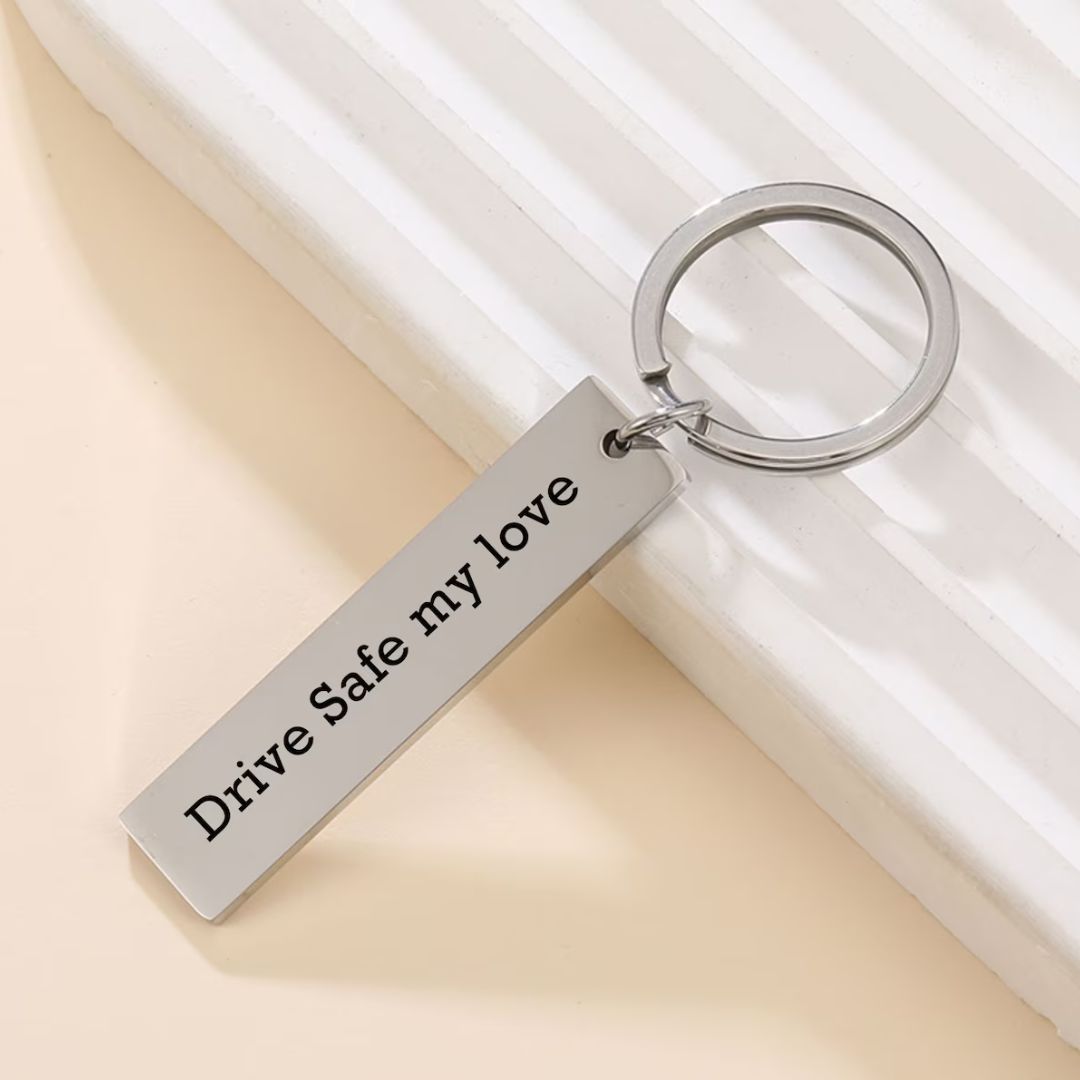Customized Name or Message Engraved Keychain
