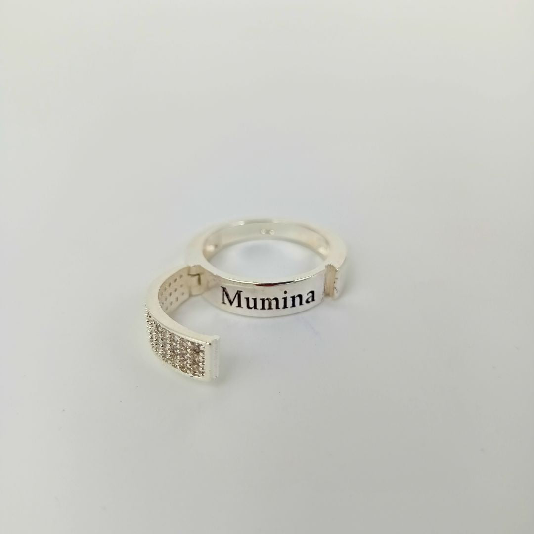 Customized Secret Message Ring