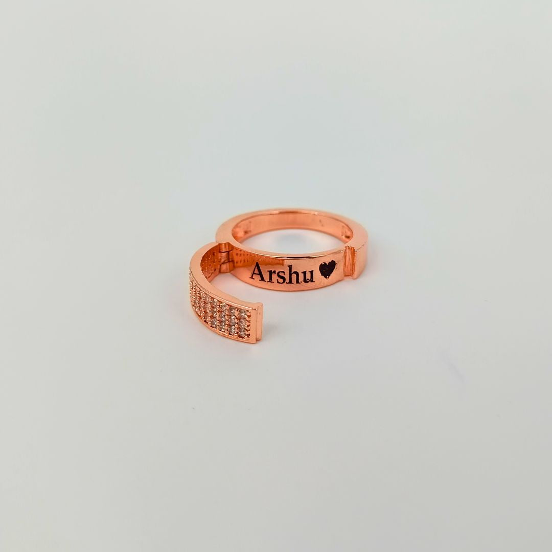 Customized Secret Message Ring