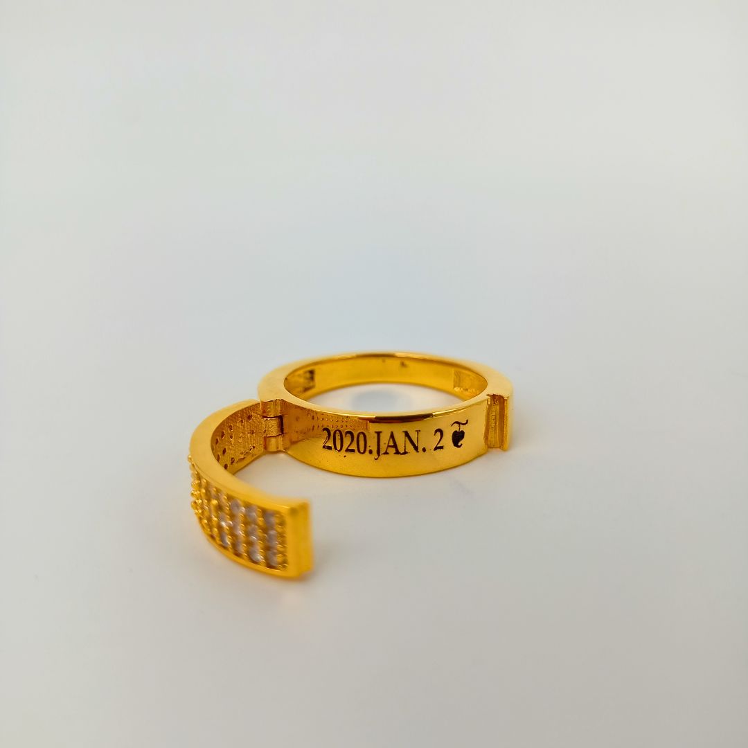 Customized Secret Message Ring