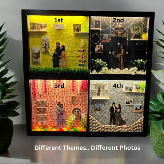 Customized 4 in 1 LED Photo Frame | Best Gift for Couples