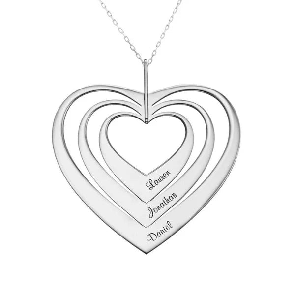 Family Hearts Necklace