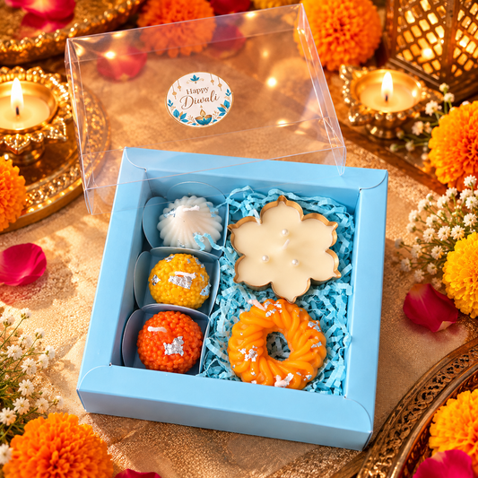 Festive Diwali Candle Gift Box