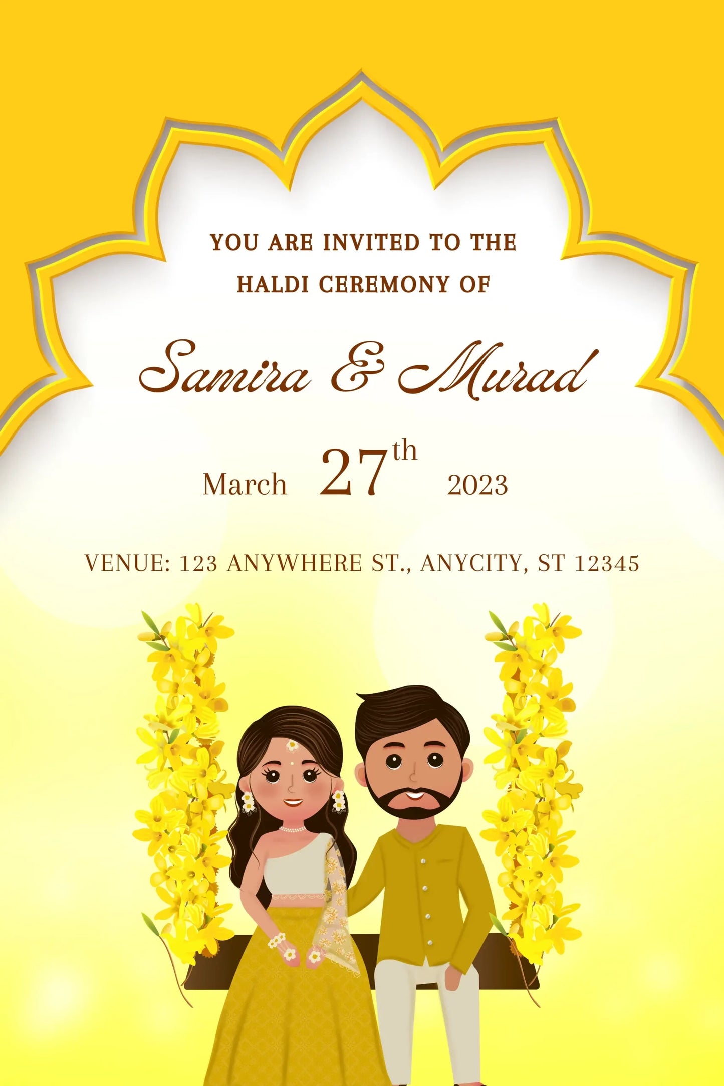 Haldi Ceremony Welcome Sunboard