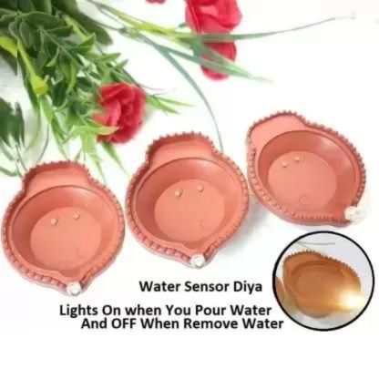 Led Sensor Water Diya Pack of 6