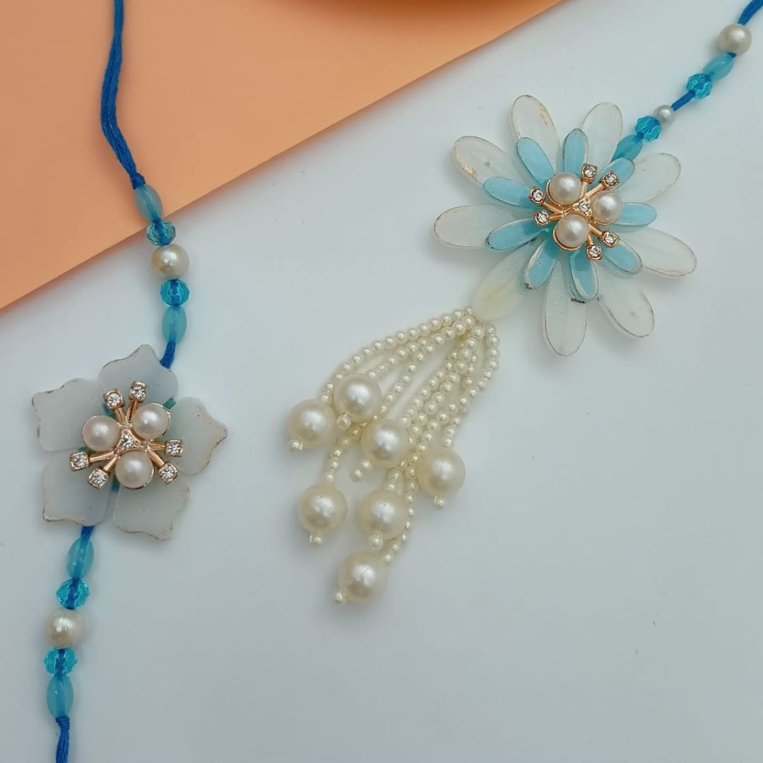 Pearl Flora Bhaiya-Bhabhi Rakhi