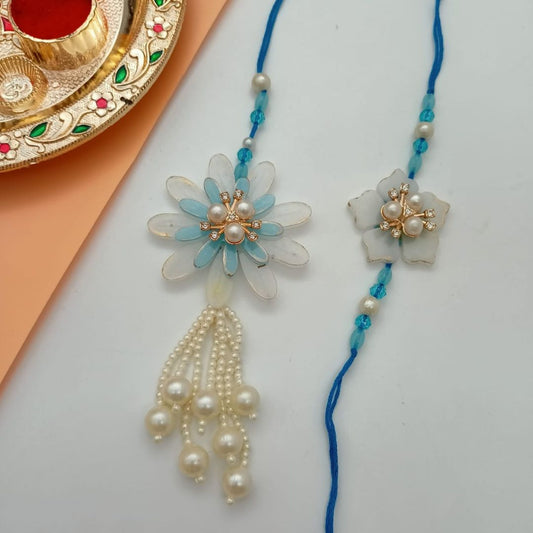 Pearl Flora Bhaiya-Bhabhi Rakhi