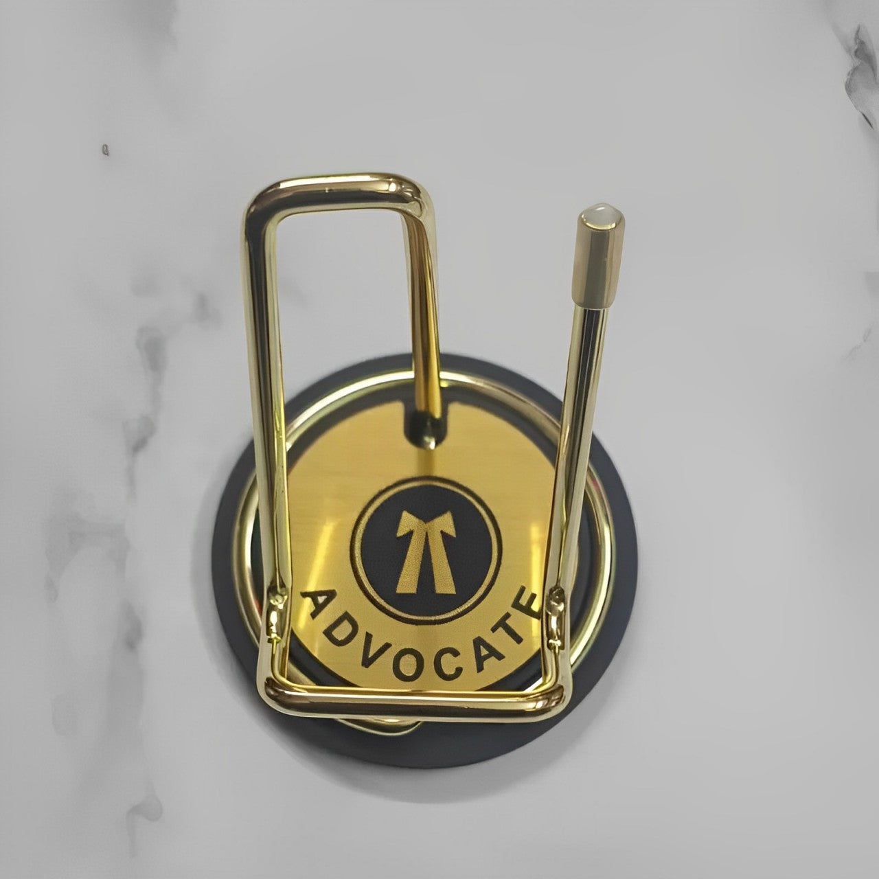 Personalized Mobile Stand Custom Engraved with Occupation and Name
