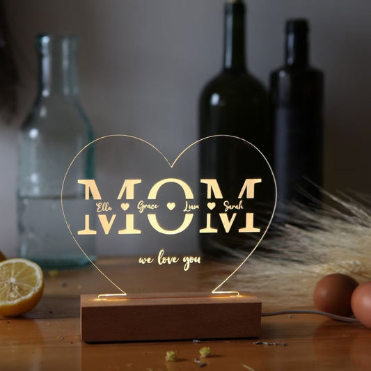 Personalized LED Lamp For MOM