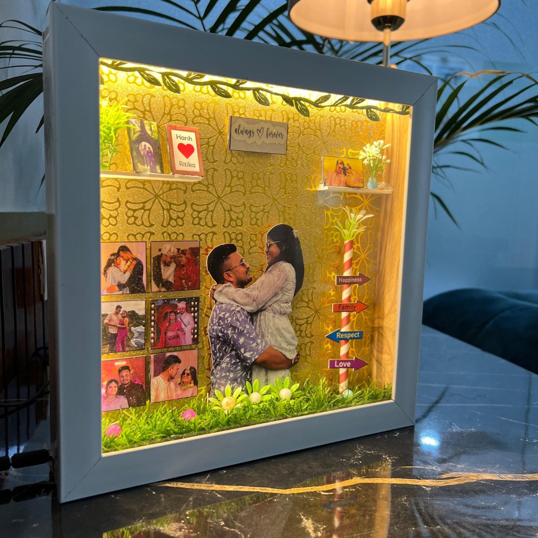 Personalized LED Photo Frame | Unique Photo Frame