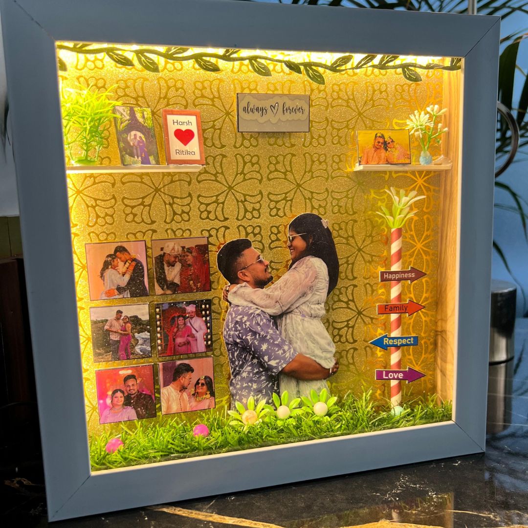 Personalized LED Photo Frame | Unique Photo Frame