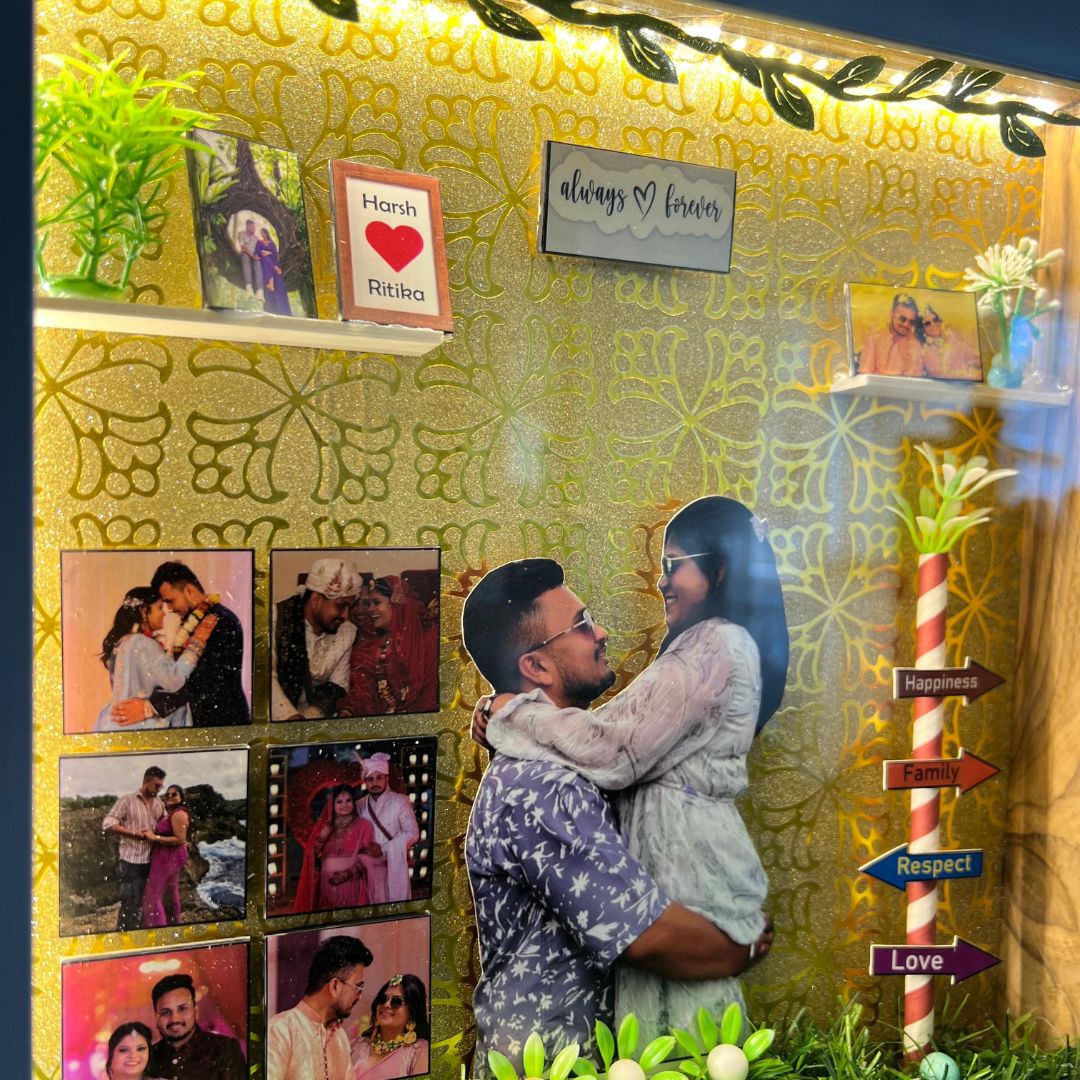Personalized LED Photo Frame | Unique Photo Frame