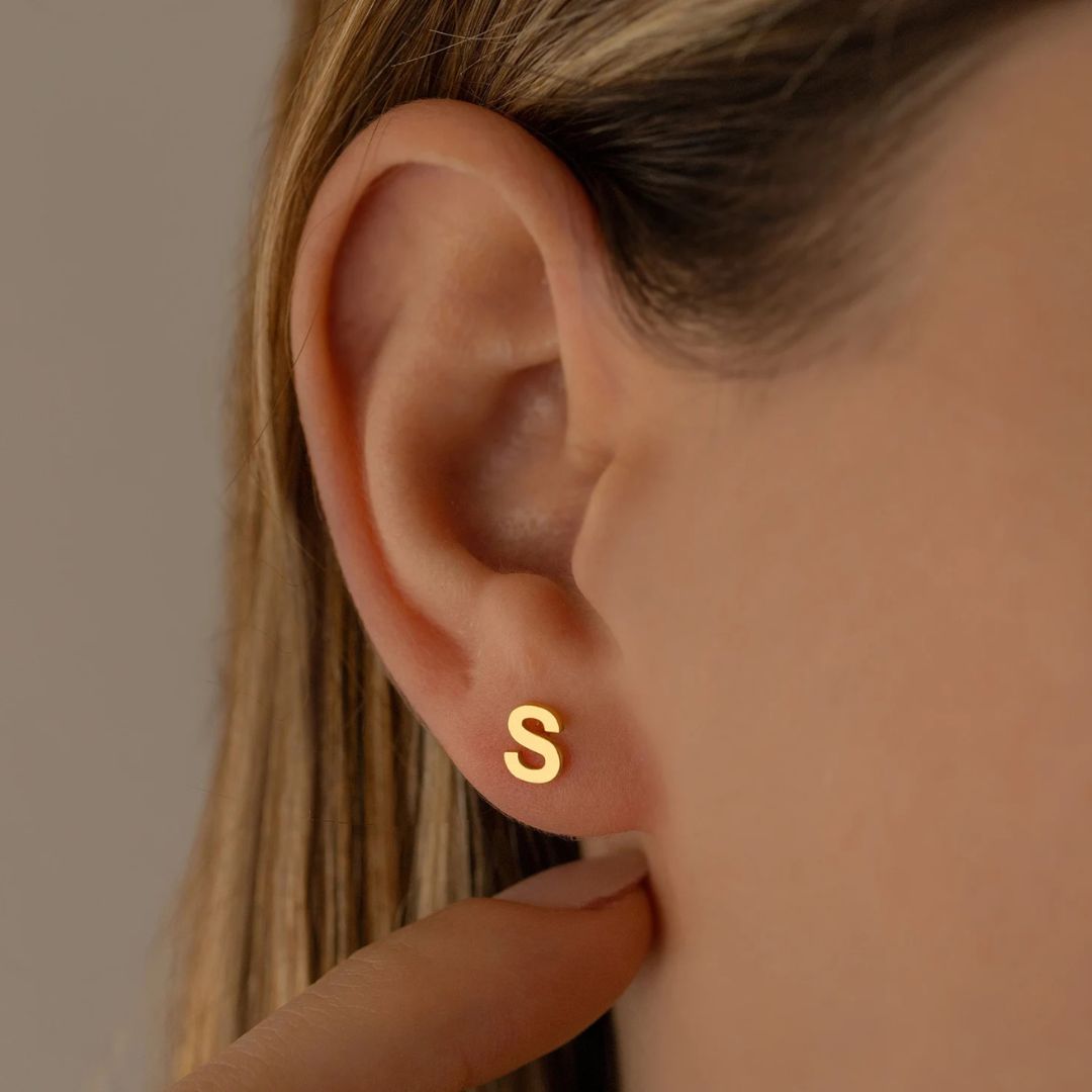 Personalized Letter Earring