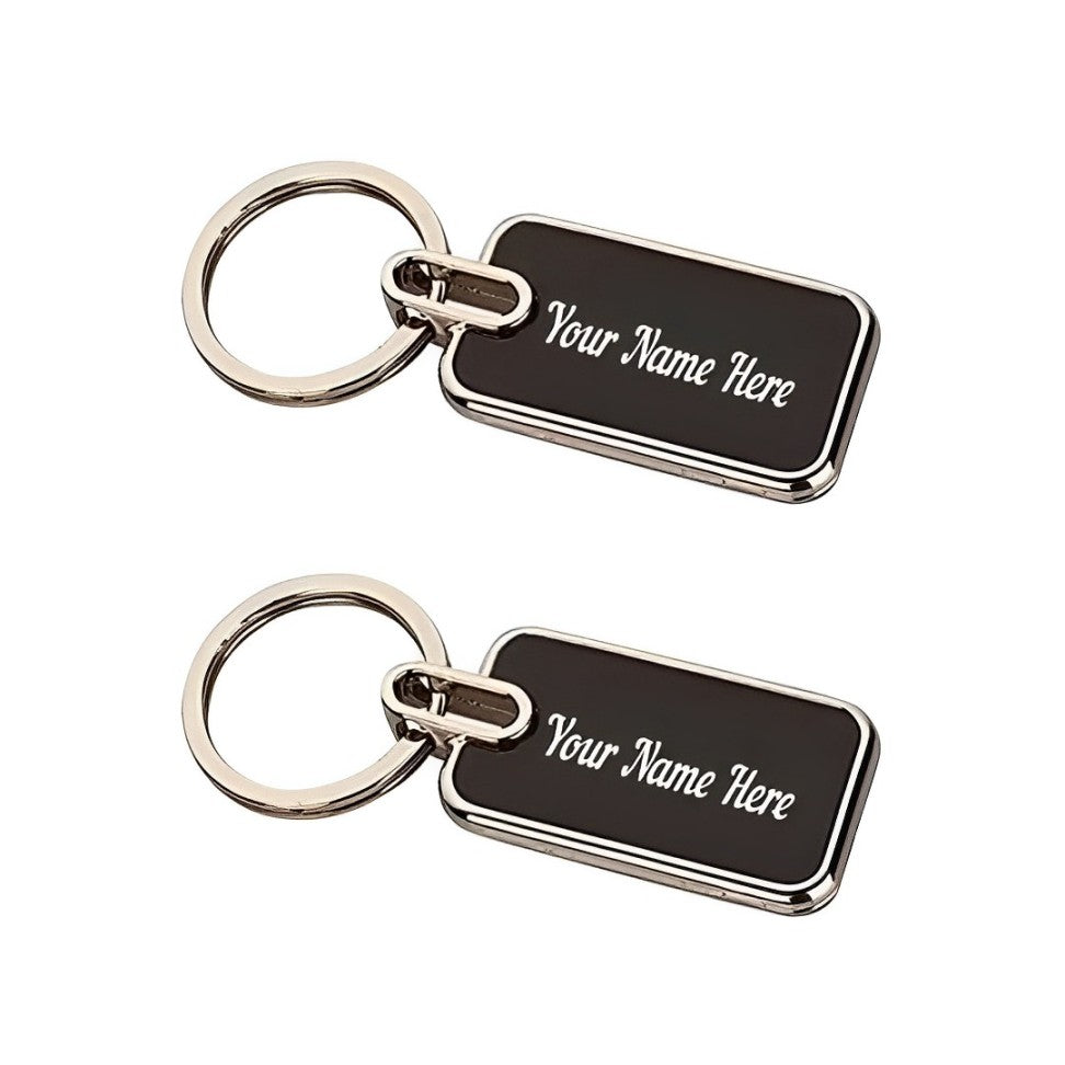 Personalized Name Engraved Metal Keychain