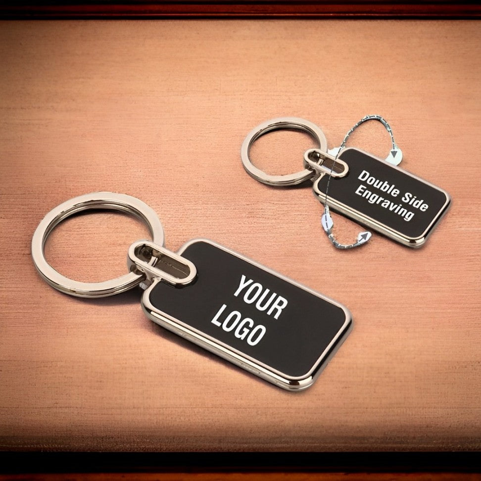 Personalized Name Engraved Metal Keychain