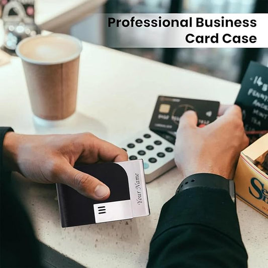 Personalized Card Holder Name Engraved
