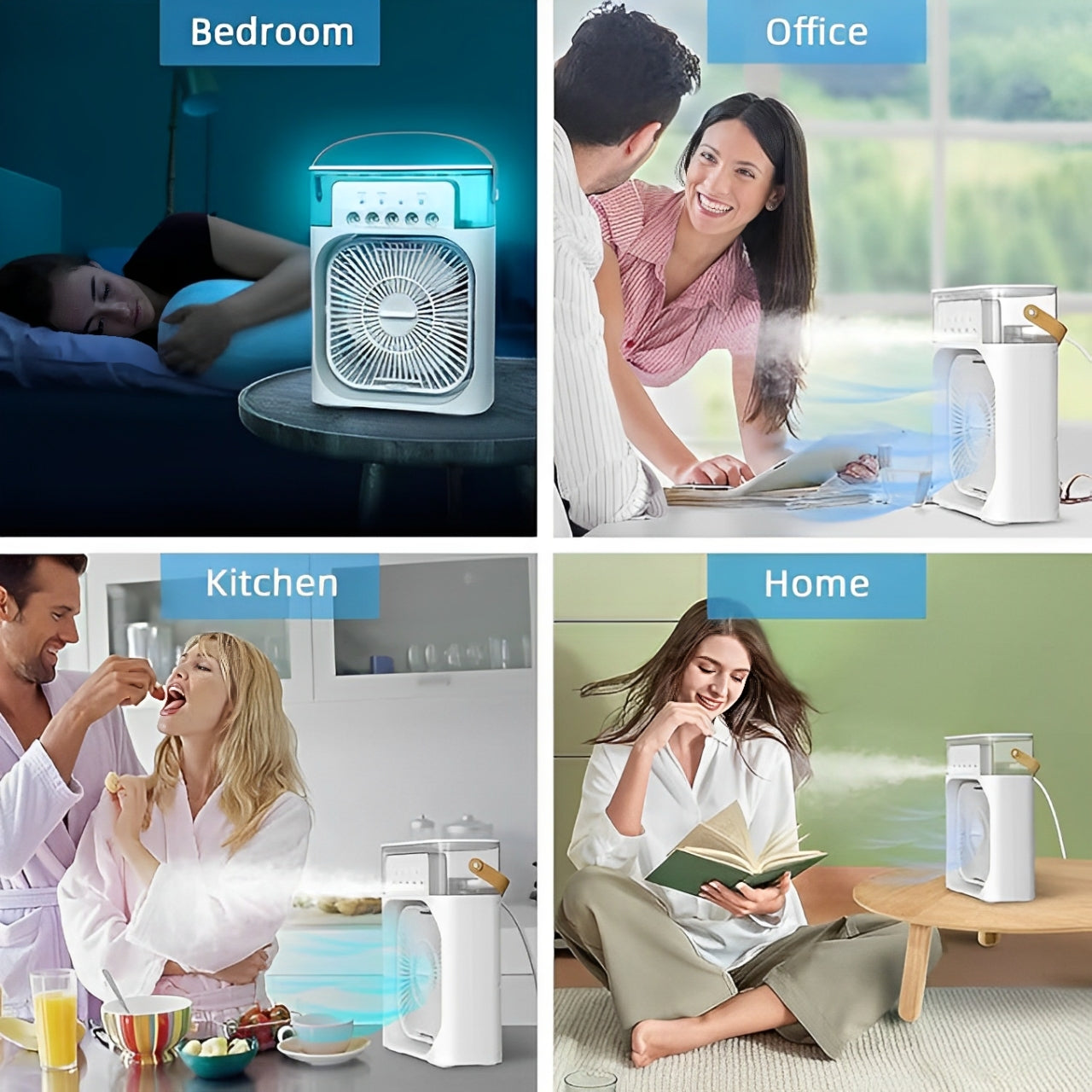 Portable Mini Air Cooler & Humidifier