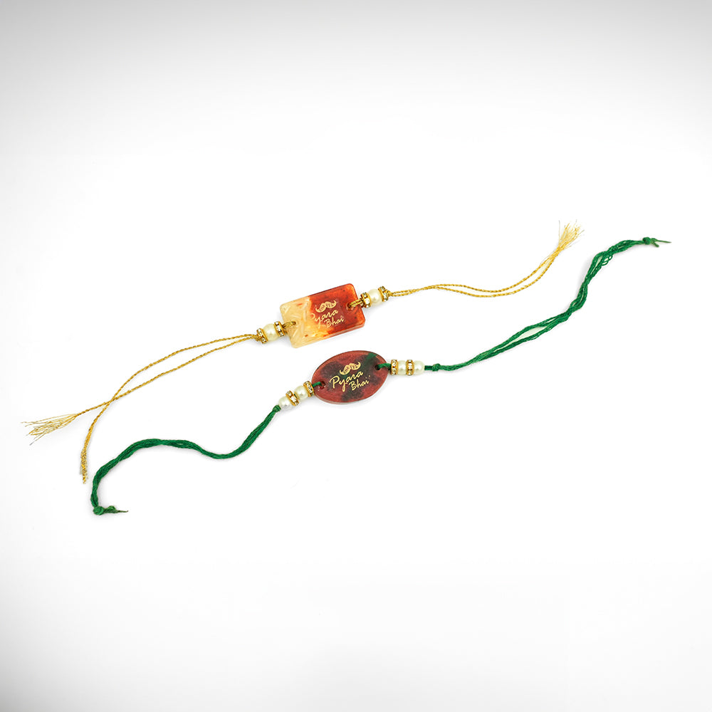 Pyara Bhai Resin Rakhi Set of 2