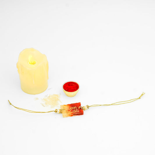 "Queen Bhabhi" Resin Rakhi