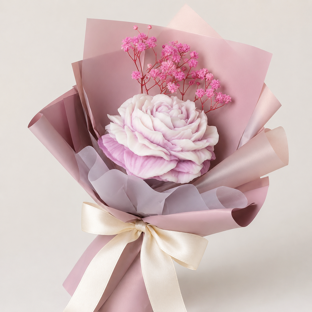 Rose Candle Bouquet