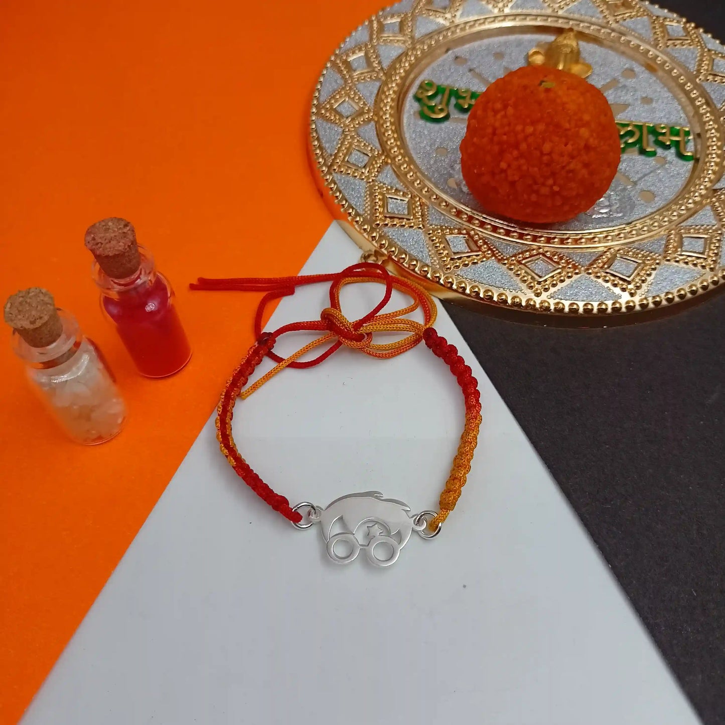 Stylish Silver Rakhi For Kids