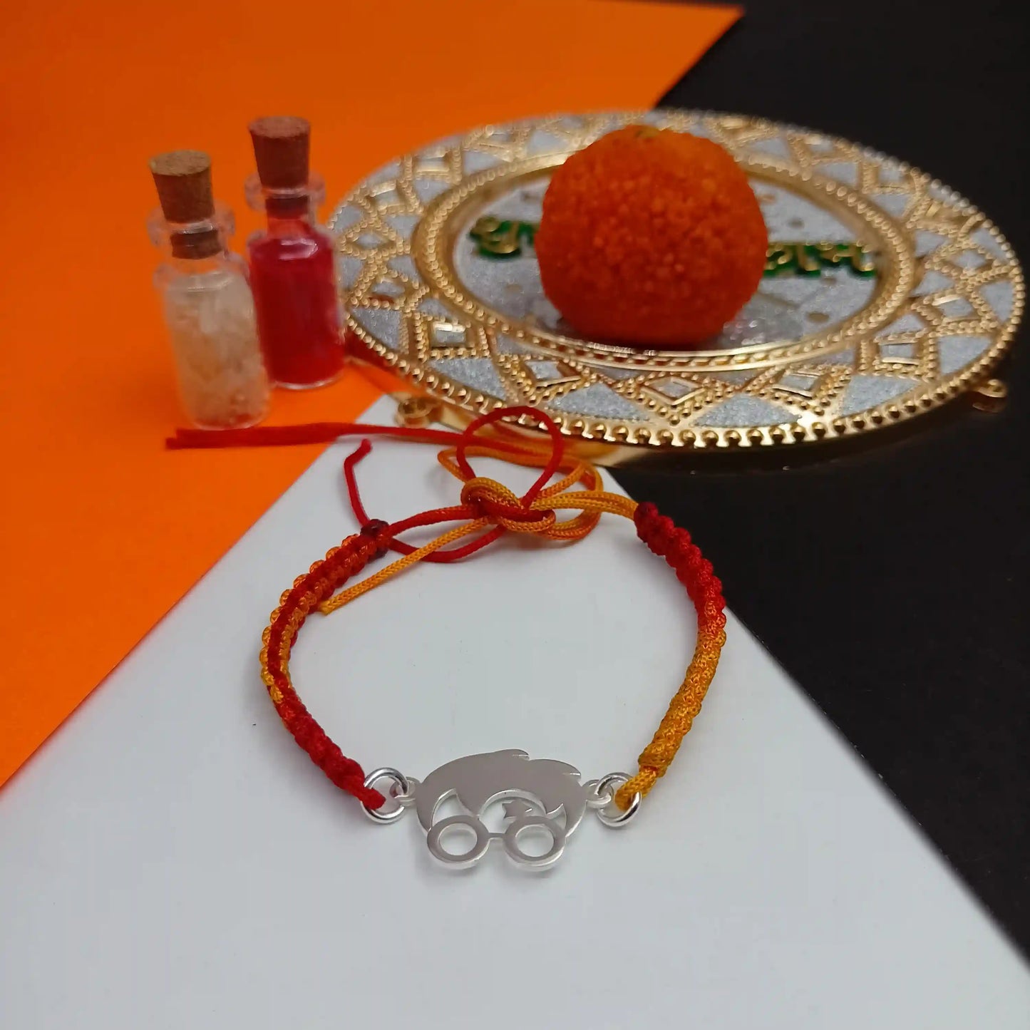 Stylish Silver Rakhi For Kids