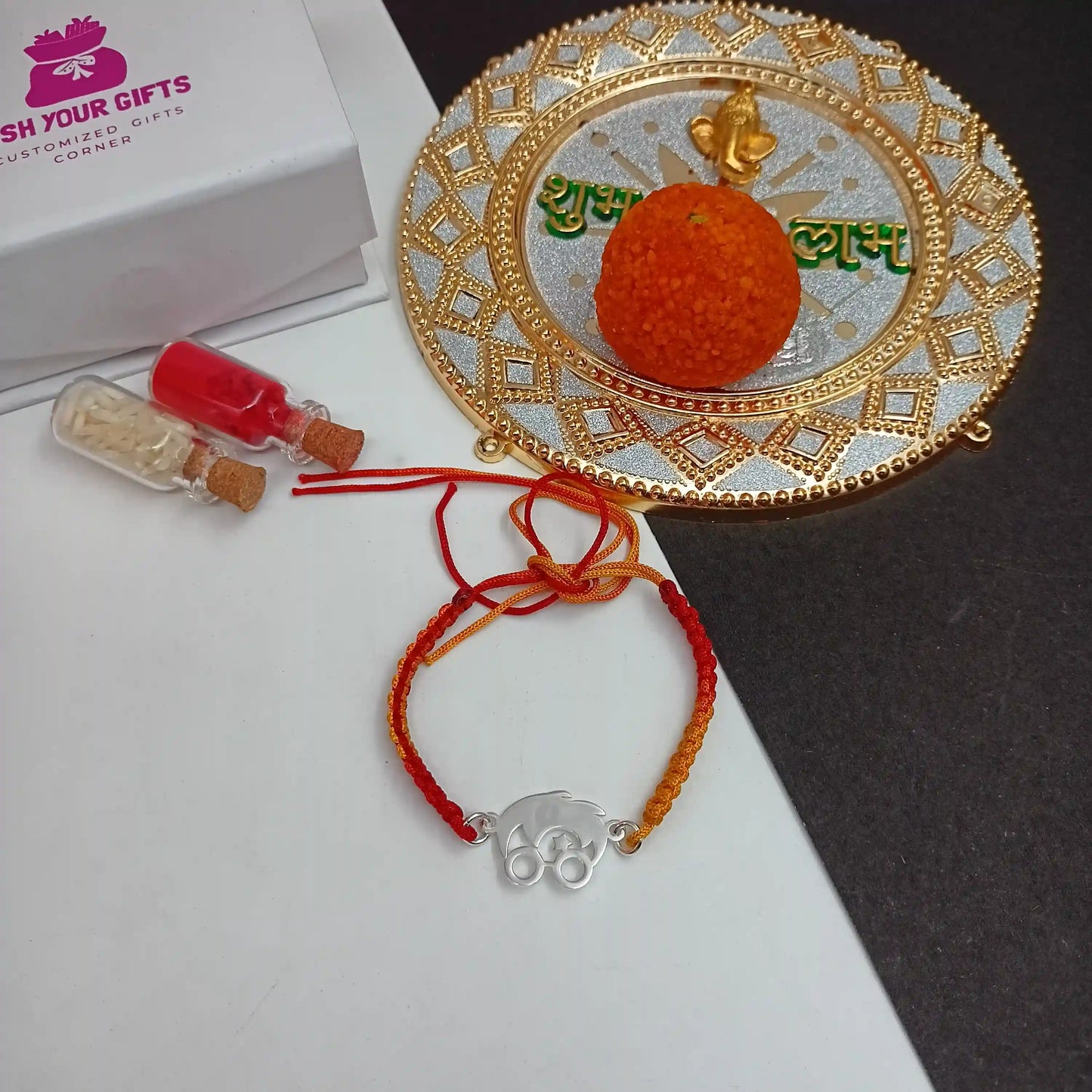 Stylish Silver Rakhi For Kids