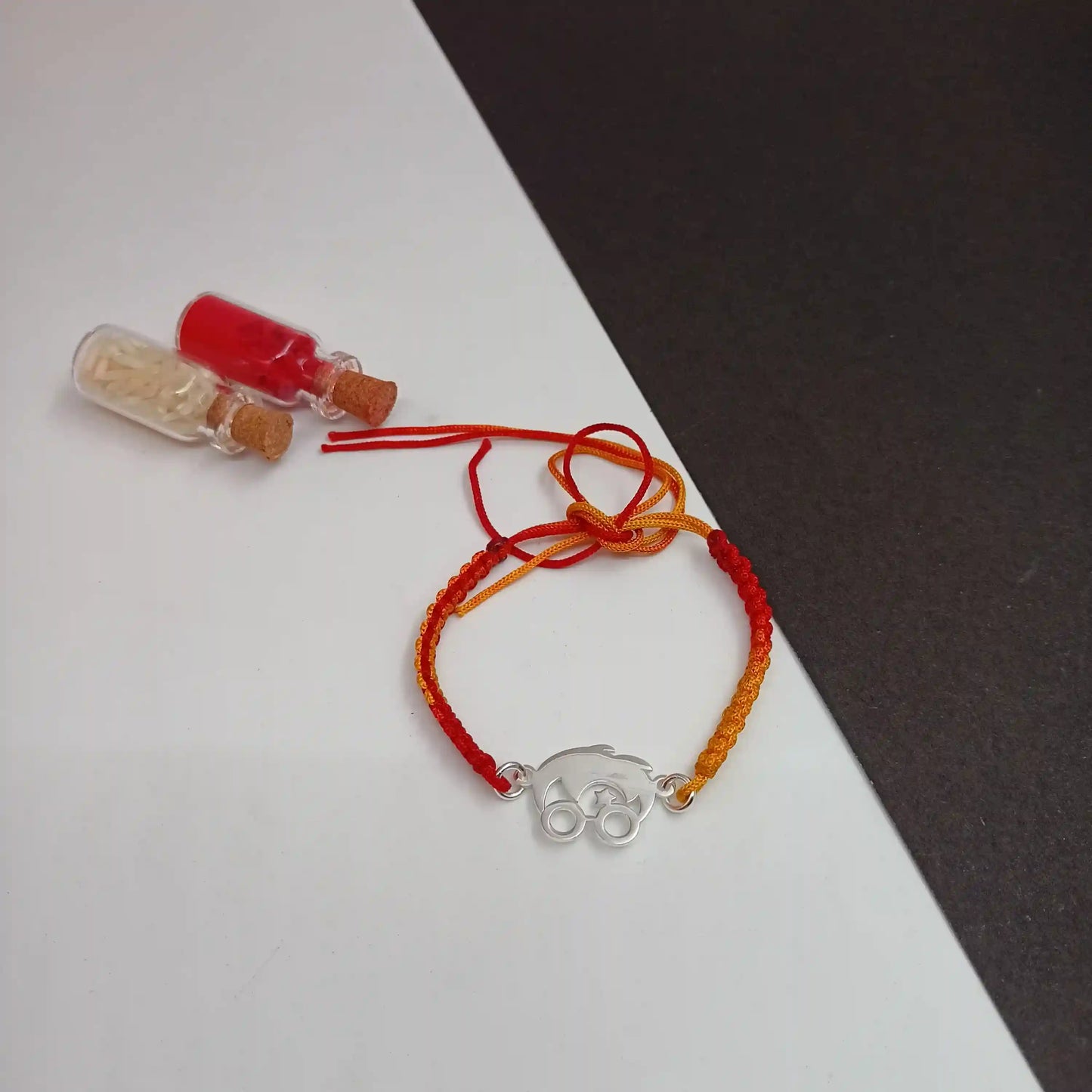 Stylish Silver Rakhi For Kids