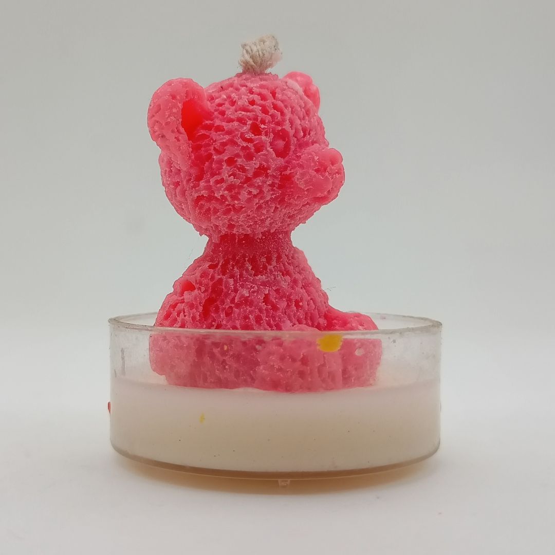 Teddy Bear Bowl Candle