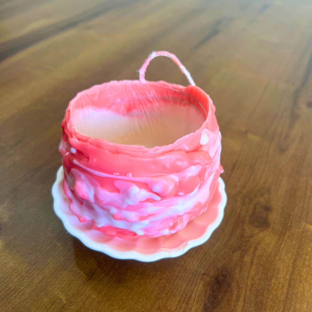 Textured Spiral Candle