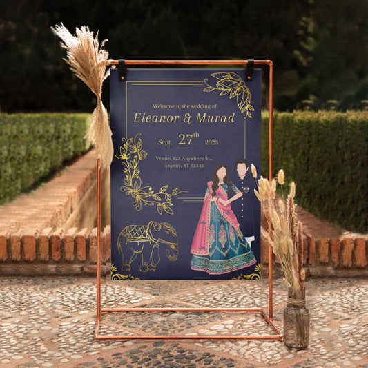 Welcome Wedding Sign Board