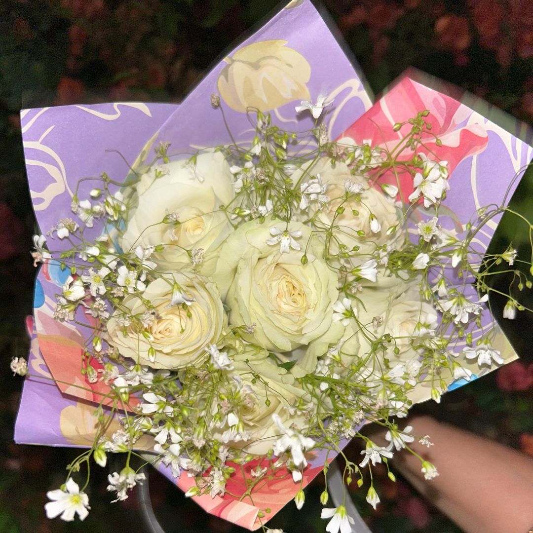 Artificial White Beautiful Flower Bouquet