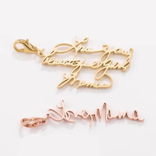 Signature Style Charm Keychain